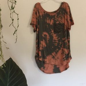 Relaxed fit, Grunge tie dye shirt